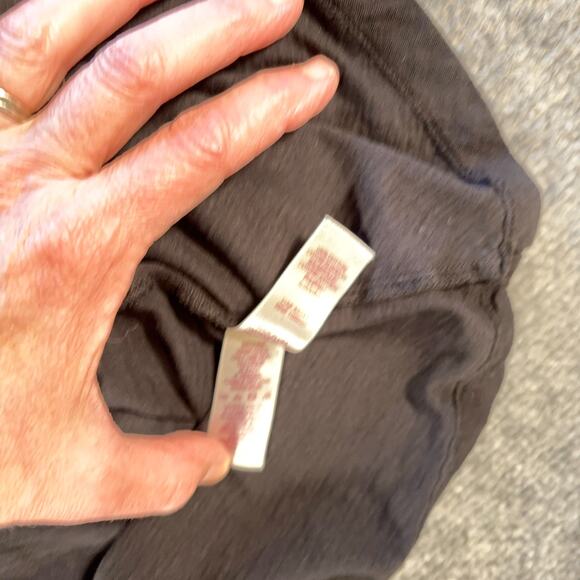 Velvet by Graham & Spencer Alma Cotton Slub T-Shirt Dress Black Size M Made in U - Picture 5 of 9